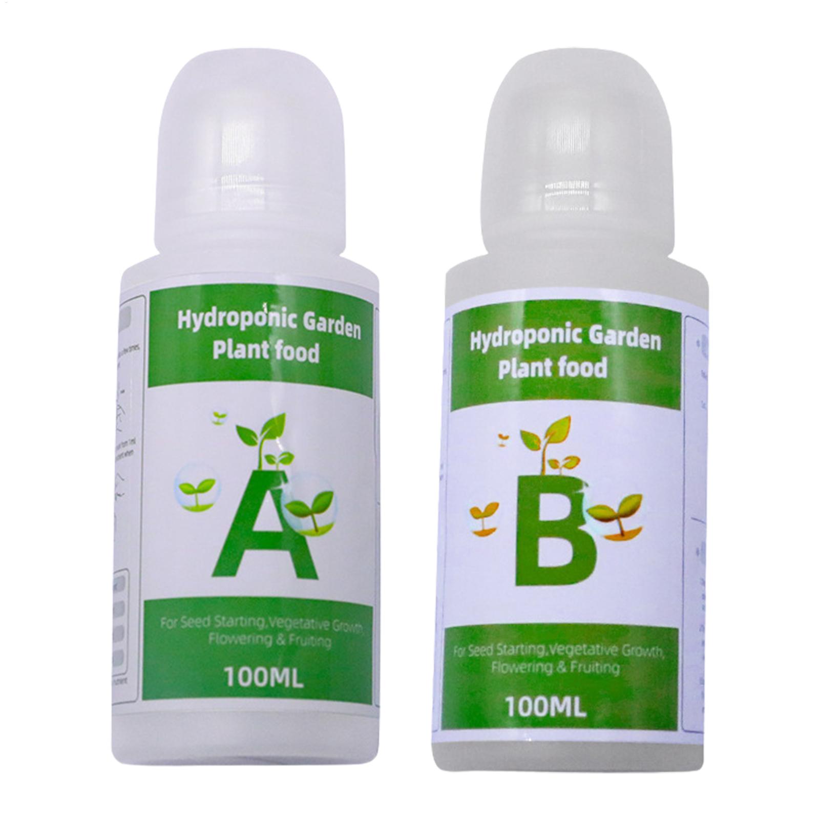 Nutrient Solution Ab - Set di fertilizzanti idroponici soluzione AB,