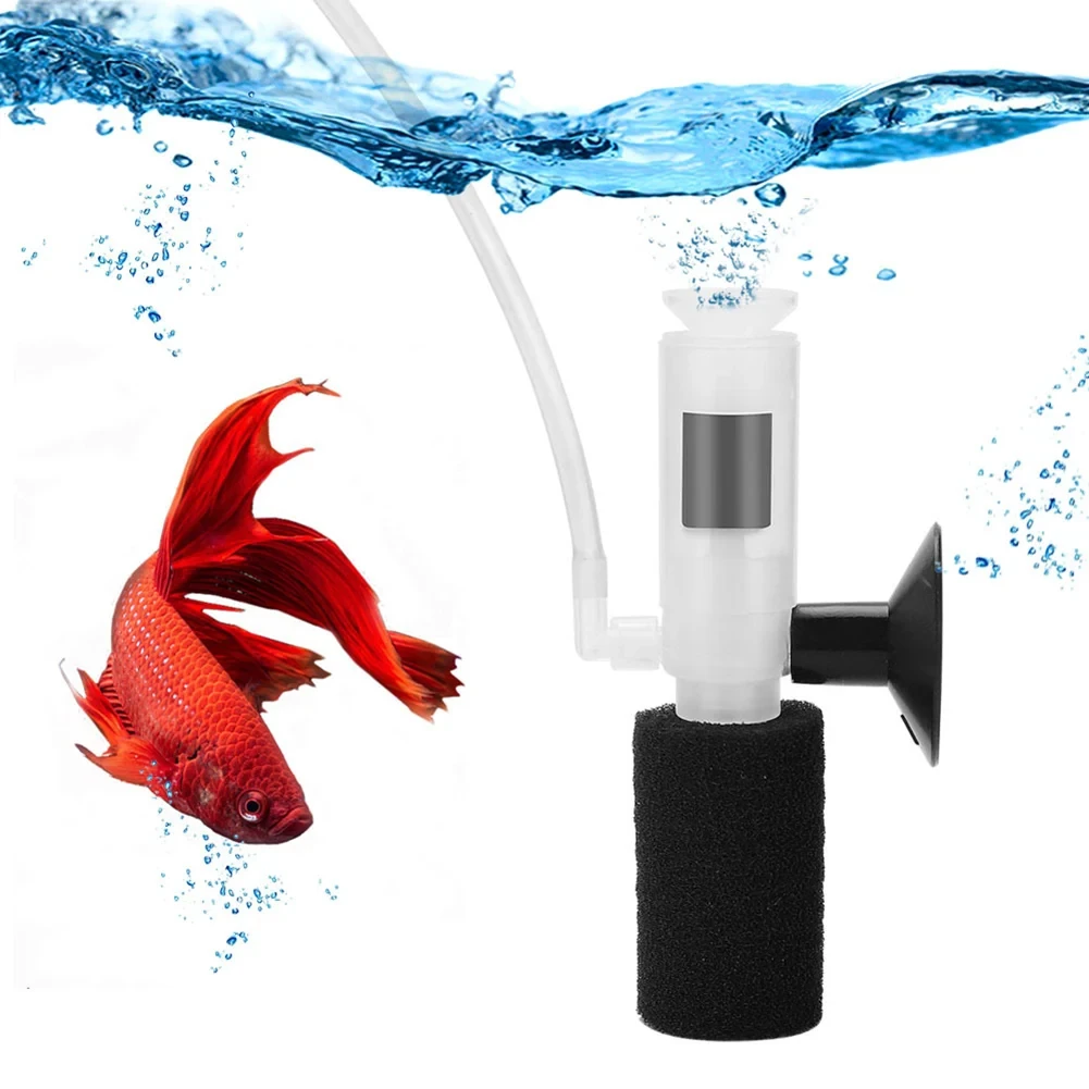 Air Stone Diffuser - Acquario piccolo filtro pneumatico insonorizzato mini